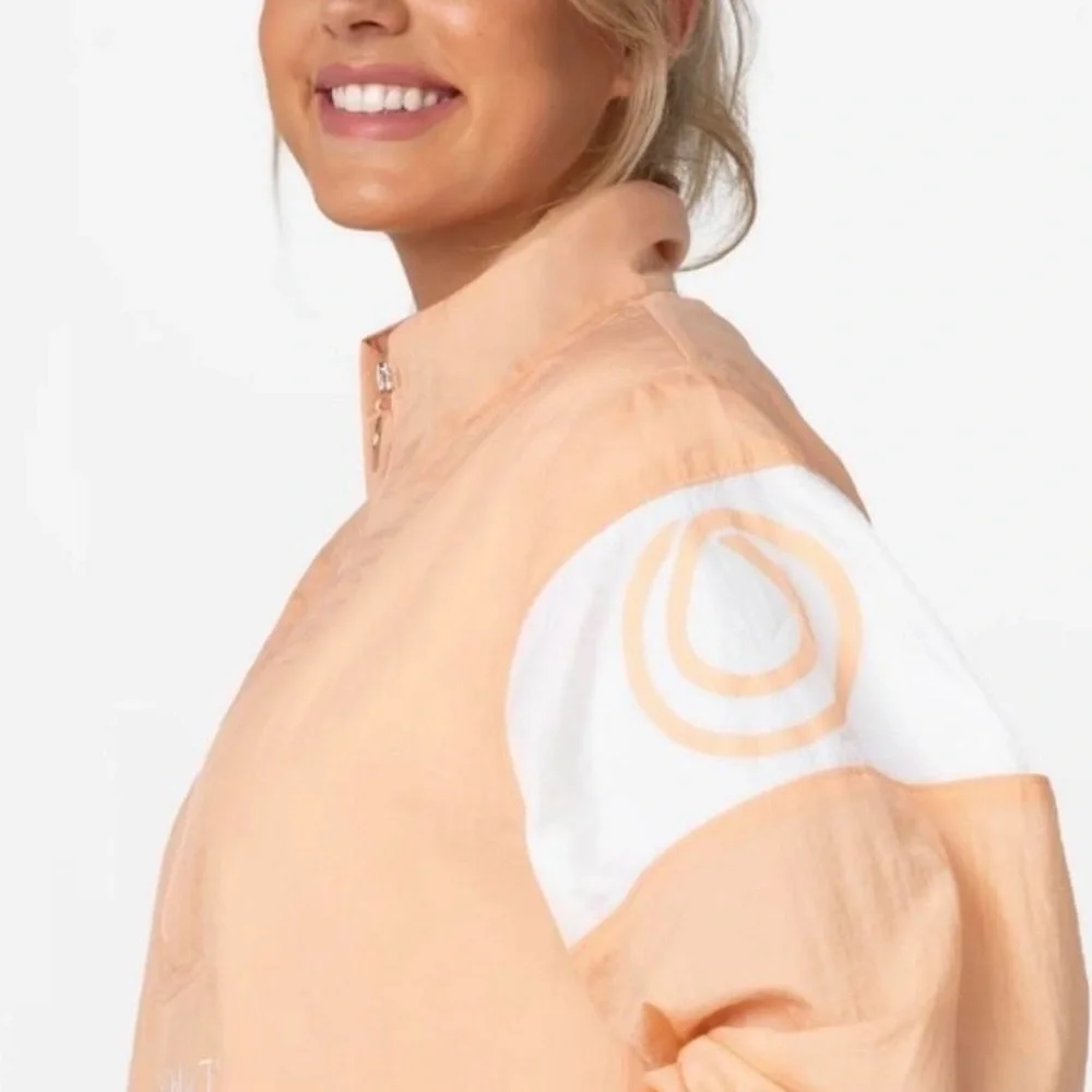 NWT! MONAT Zip Front Pullover Windbreaker, sz L - Picture 2 of 8